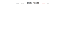 Tablet Screenshot of erica-prince.com